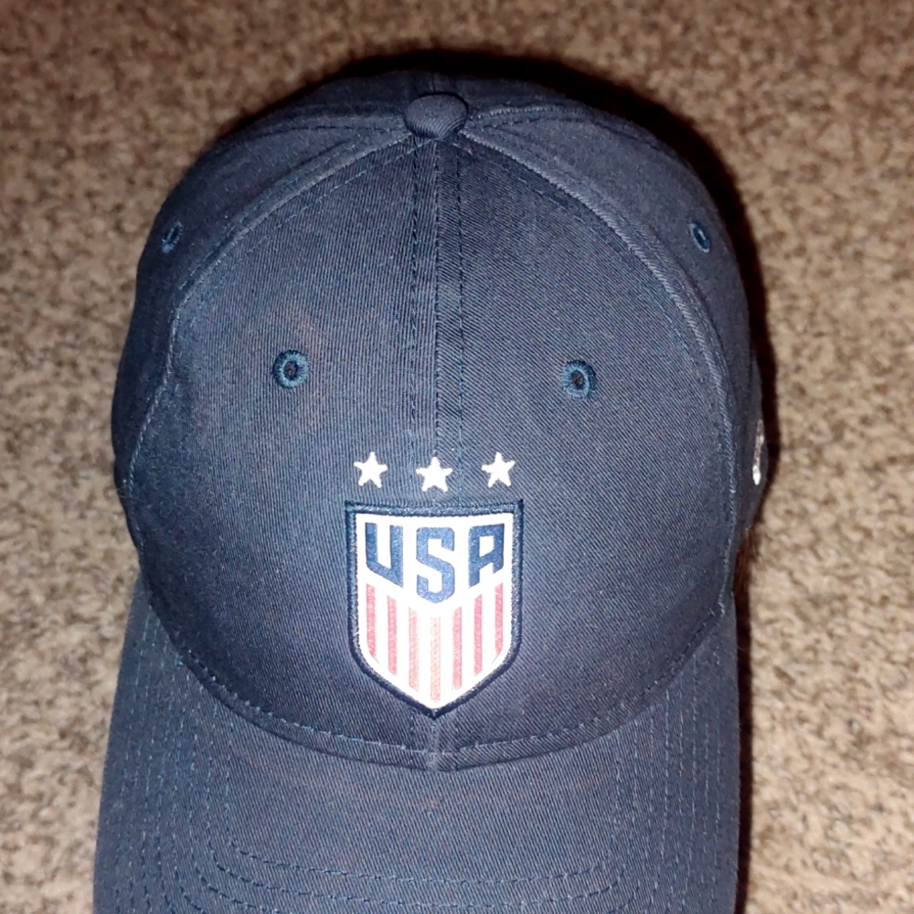 New Era 9TWENTY USA Olympics Stitched Patch Embroidered Strapback Hat Cap OSFM - Picture 2 of 8
